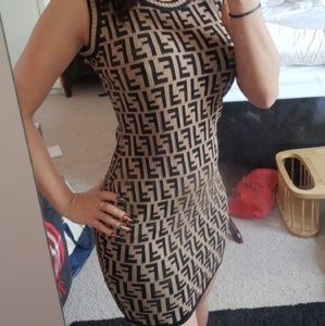 Fendi print dress